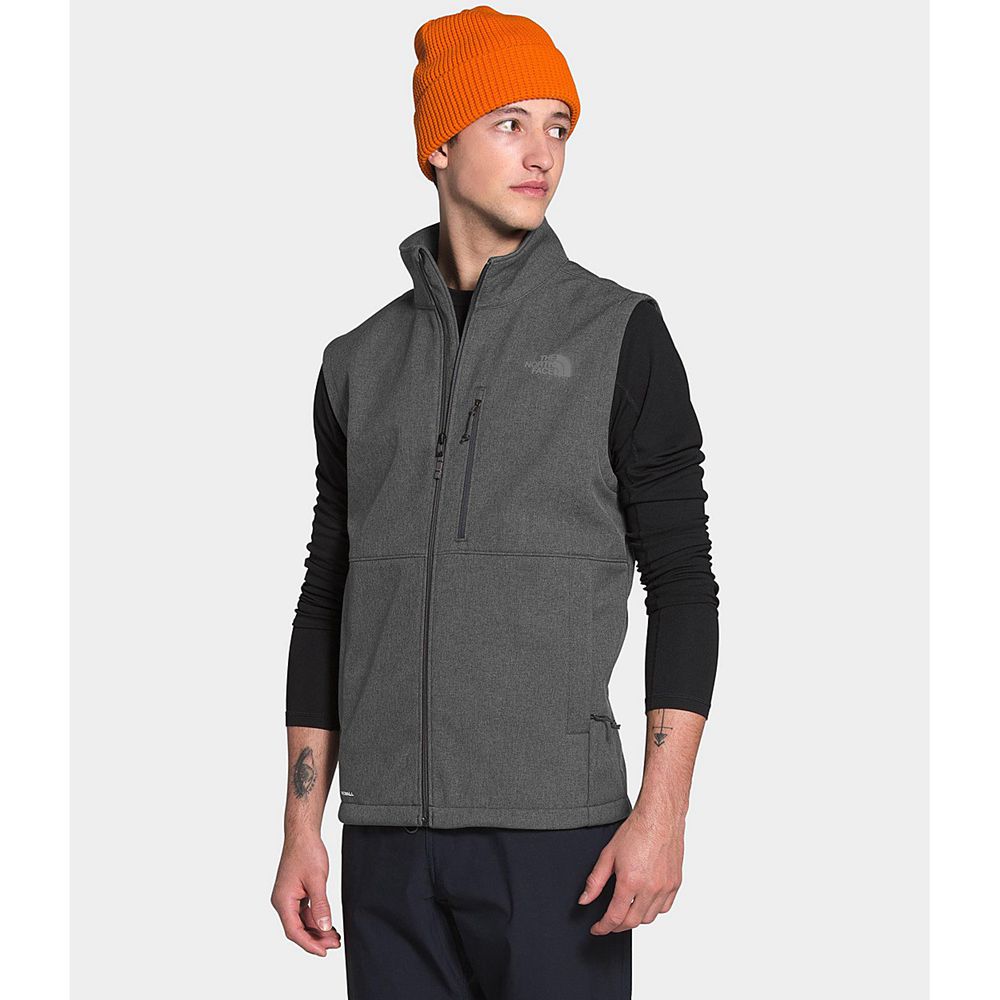 The North Face Vests Mens Australia - The North Face Apex Bionic Dark Grey (PUV-156208)